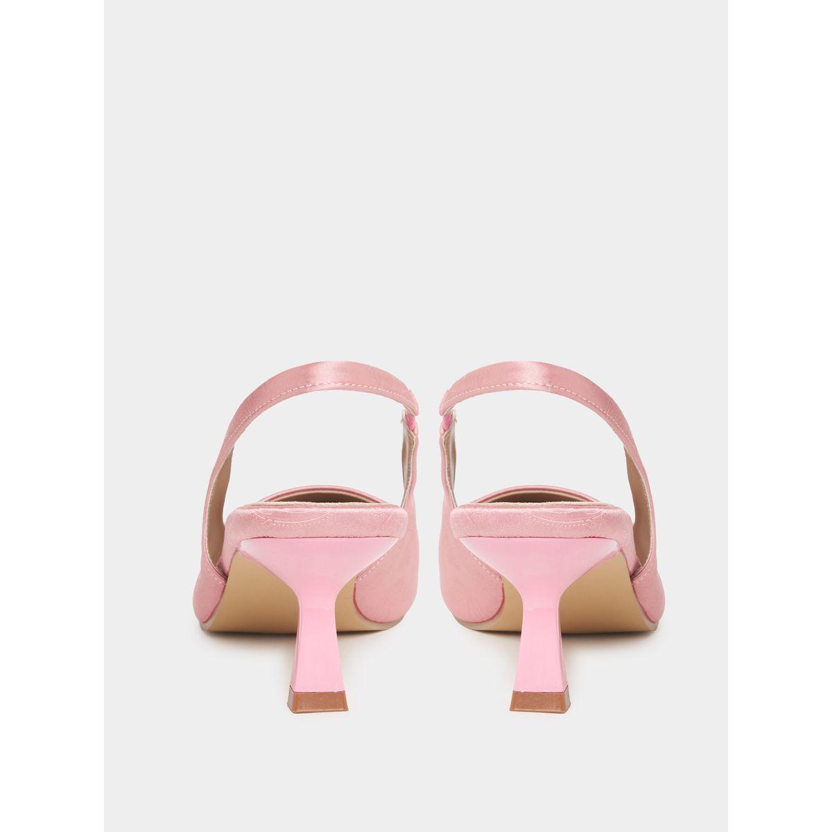 Styli Pointed Toe Slingback Kitten Heel Pumps-women-shoes-heels-image-5