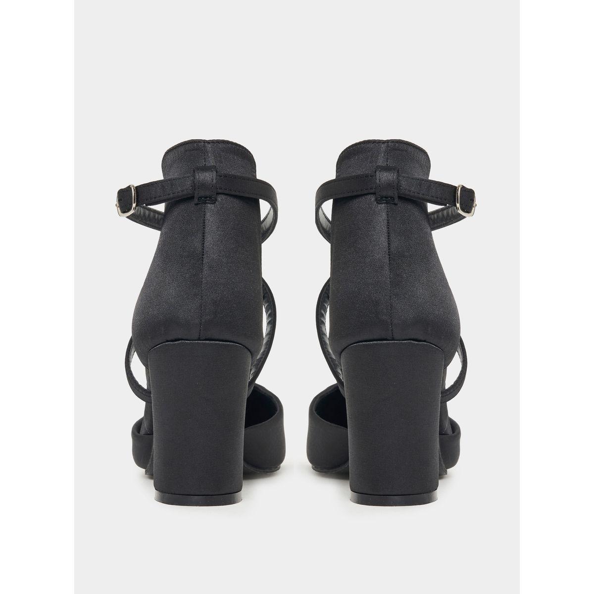 Styli Criss Cross Pointed Toe Block Heel Pumps-women-shoes-heels-image-5