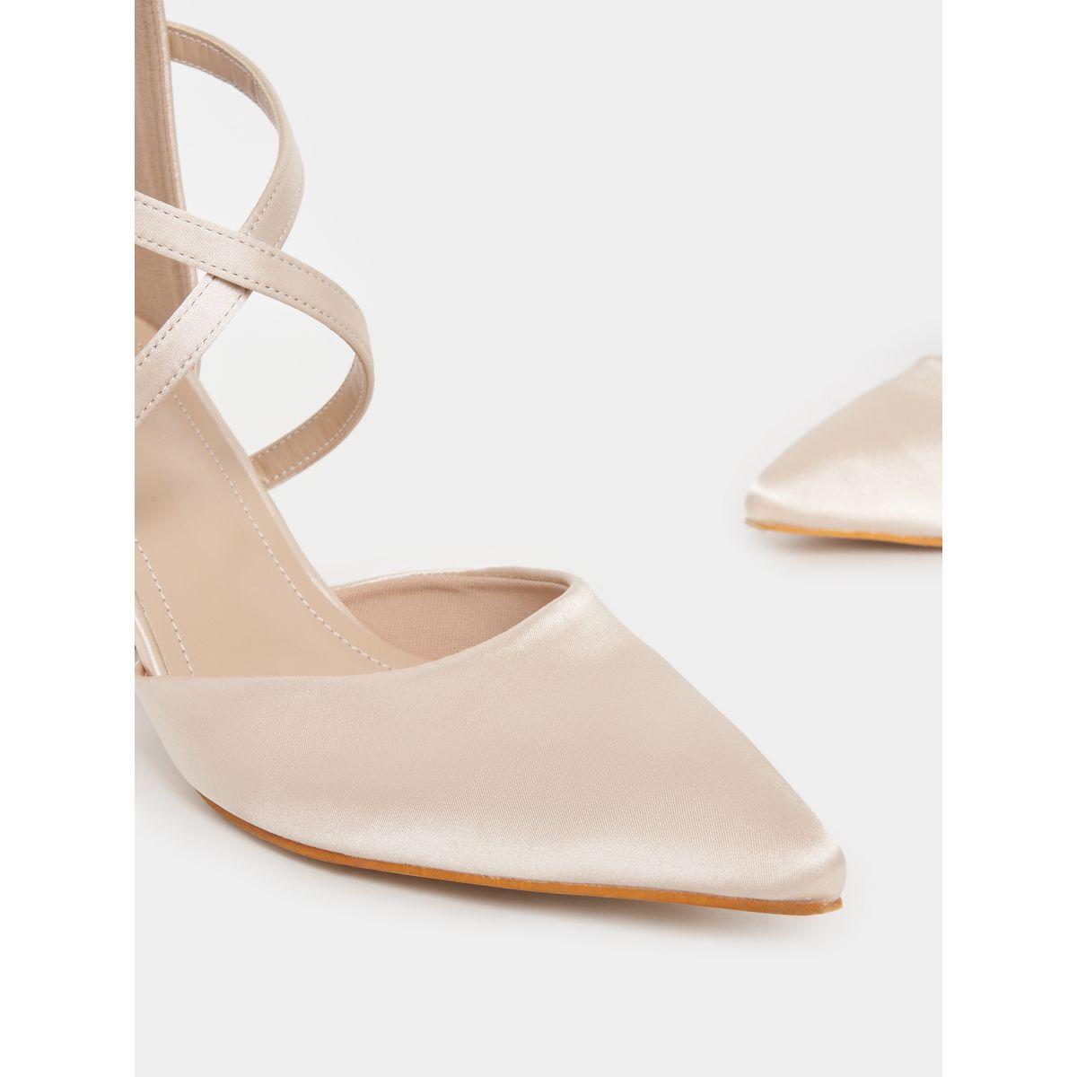 Styli Criss Cross Pointed Toe Block Heel Pumps-women-shoes-heels-image-3