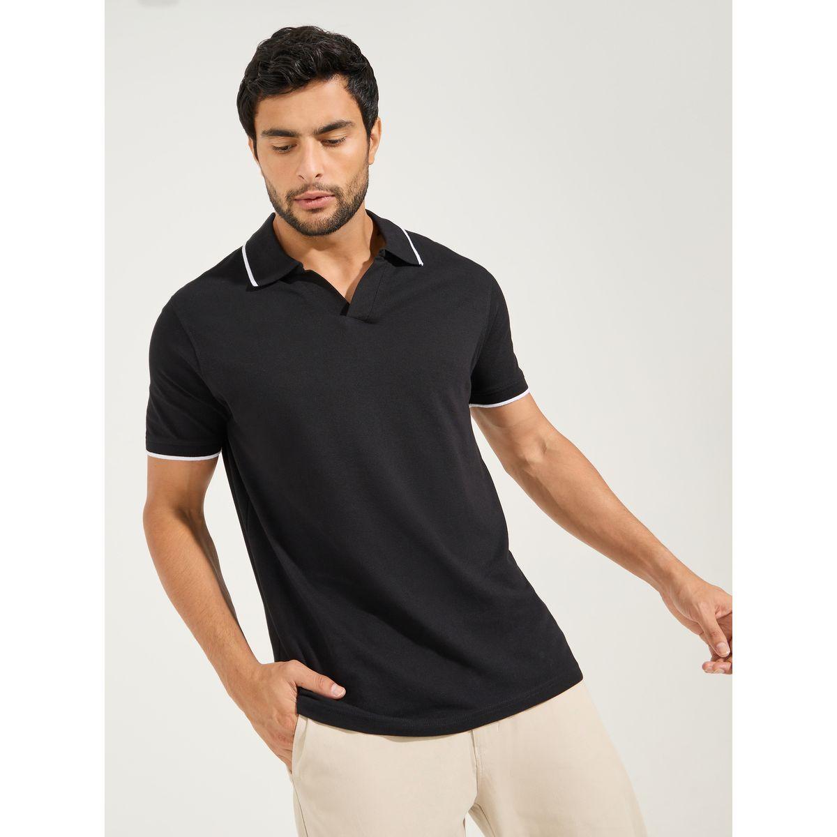 تيشيرت بياقة بولو وقصة عادية-men-clothing-tshirtsandpolos-polos-image-1