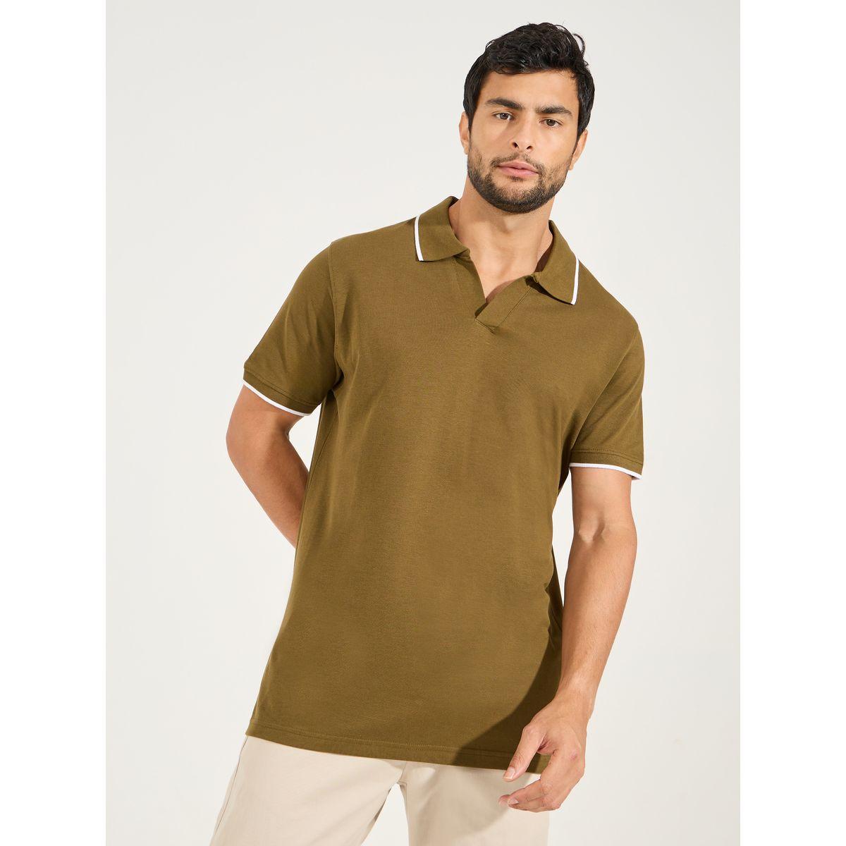 Styli Tipping Detail Regular Fit Pique Polo-men-clothing-tshirtsandpolos-polos-image-1