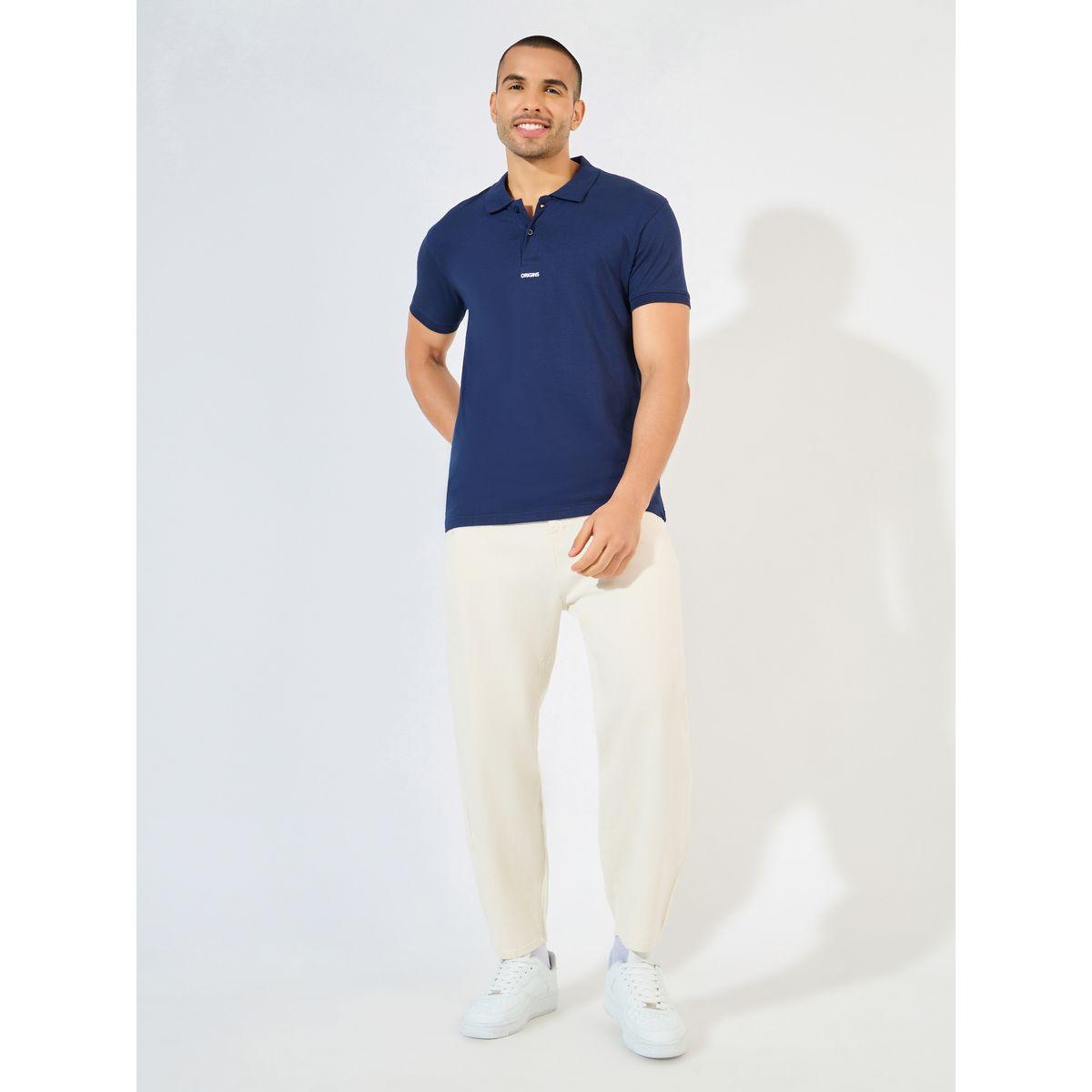 Styli Minimal Print Heavy Cotton Jersey Regular Polo-men-clothing-tshirtsandpolos-polos-image-2