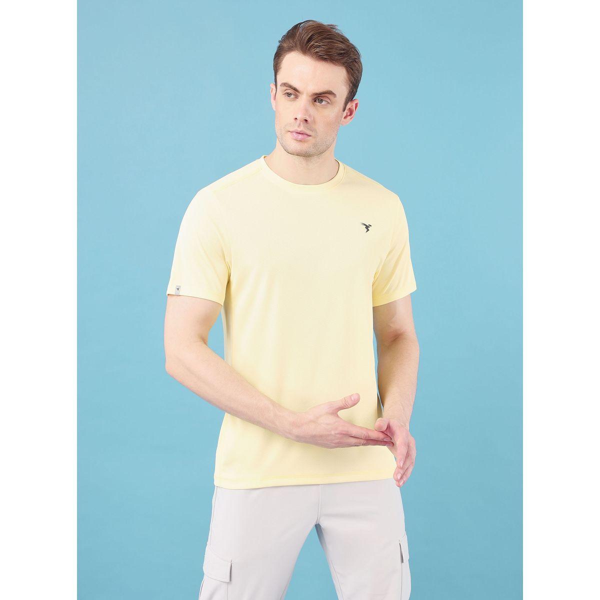 Technosport Logo Print Crew Neck Slim Fit T-Shirt-men-clothing-sportswearandactivewear-tshirtsandpolos-image-1