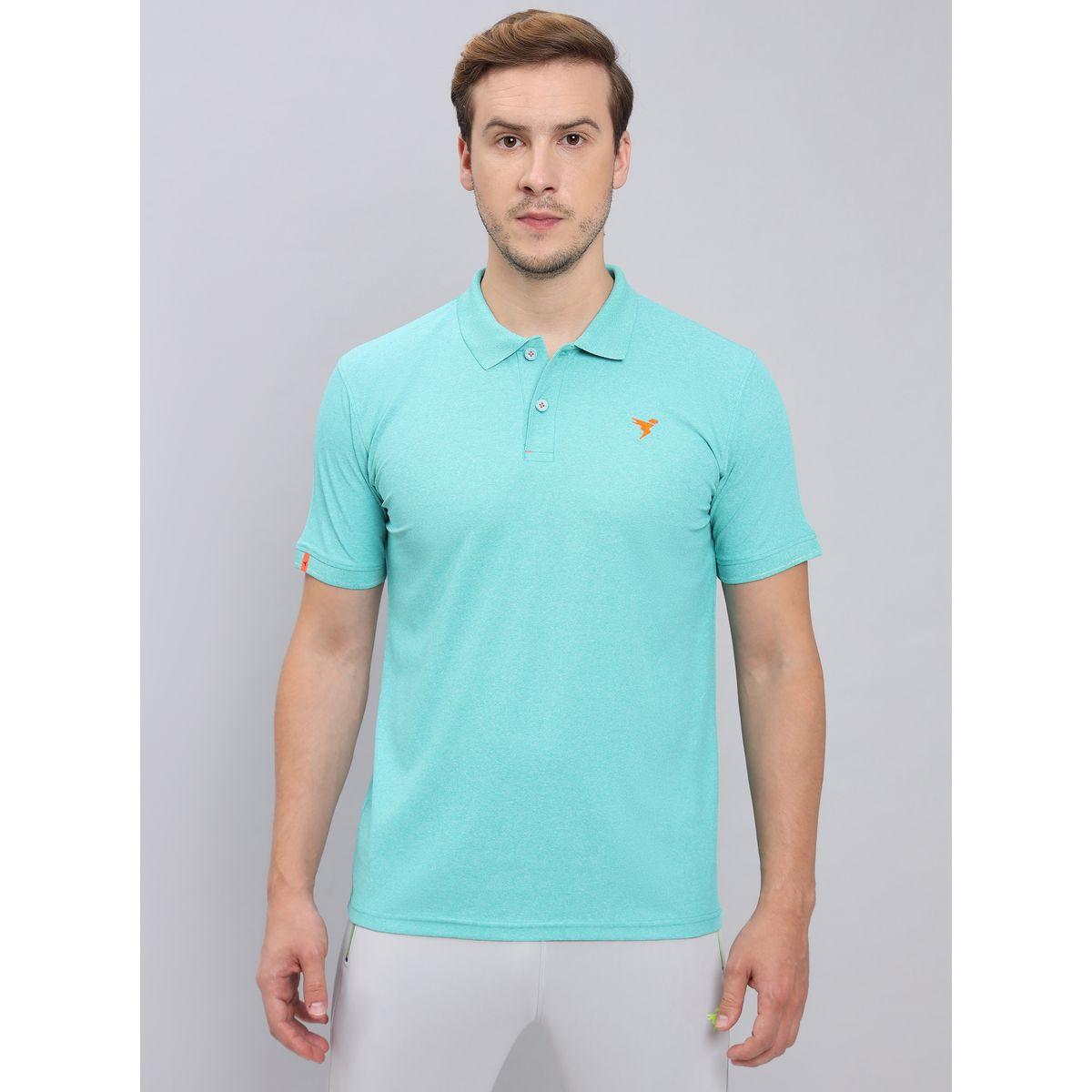 Technosport Melange Pique Slim Fit Polo-men-clothing-sportswearandactivewear-tshirtsandpolos-image-1