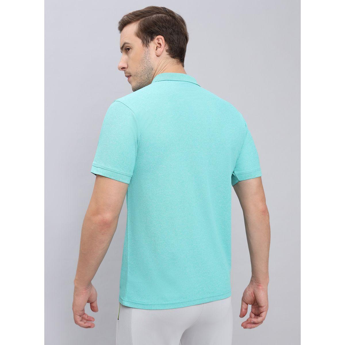 Technosport Melange Pique Slim Fit Polo-men-clothing-sportswearandactivewear-tshirtsandpolos-image-3