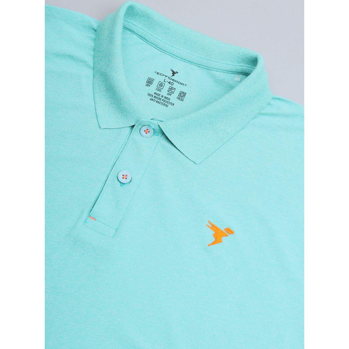 تيشيرت بولو بقصة سليم فت وتفاصيل ميلانج-men-clothing-sportswearandactivewear-tshirtsandpolos-image-5