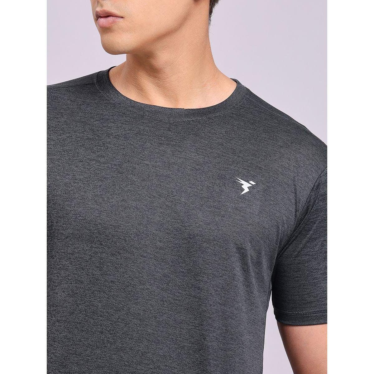 تيشيرت ميلانج بقصة سليم فت تكنوسبورت × ستايلي-men-clothing-sportswearandactivewear-tshirtsandpolos-image-2