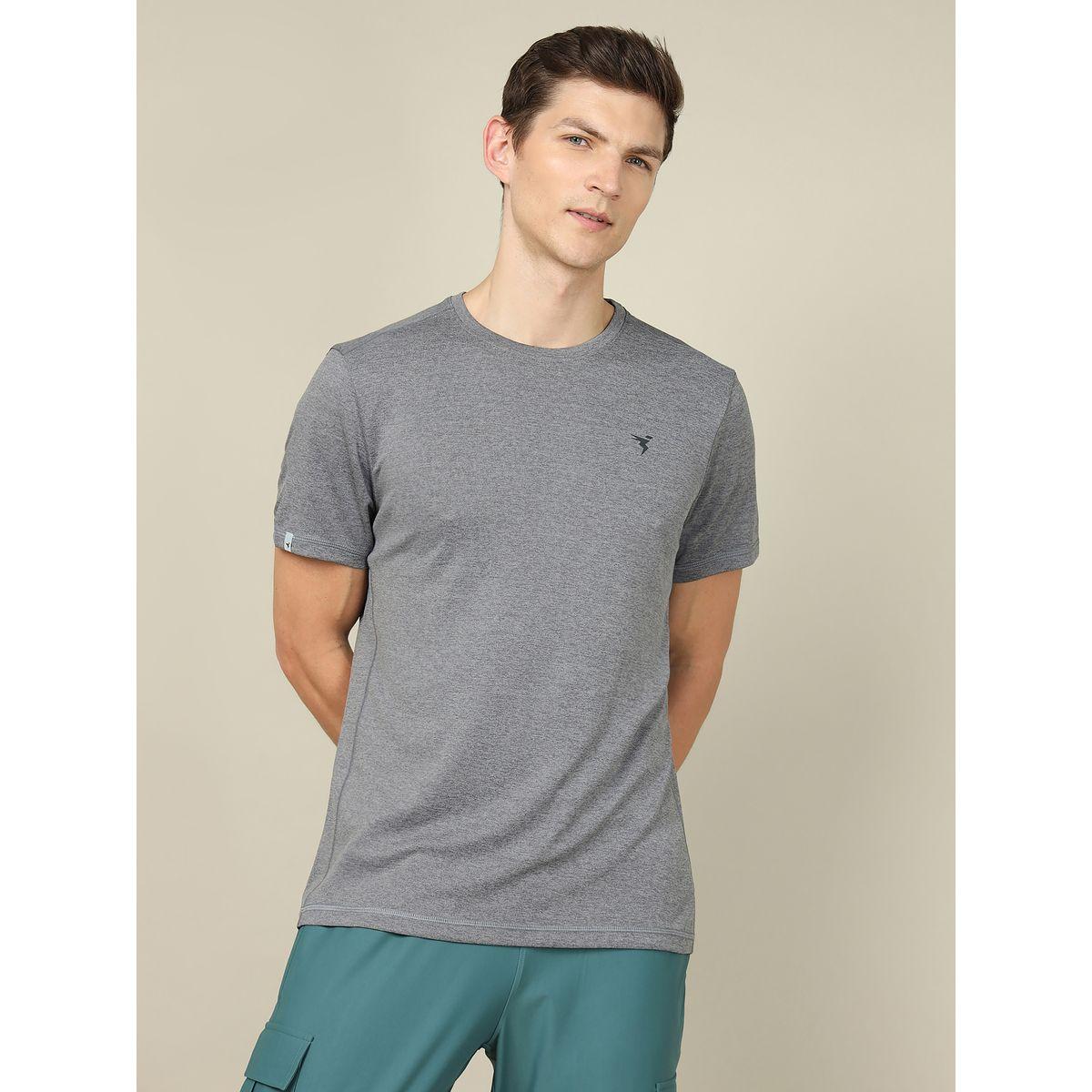 تيشيرت ميلانج بقصة سليم فت تكنوسبورت × ستايلي-men-clothing-sportswearandactivewear-tshirtsandpolos-image-1