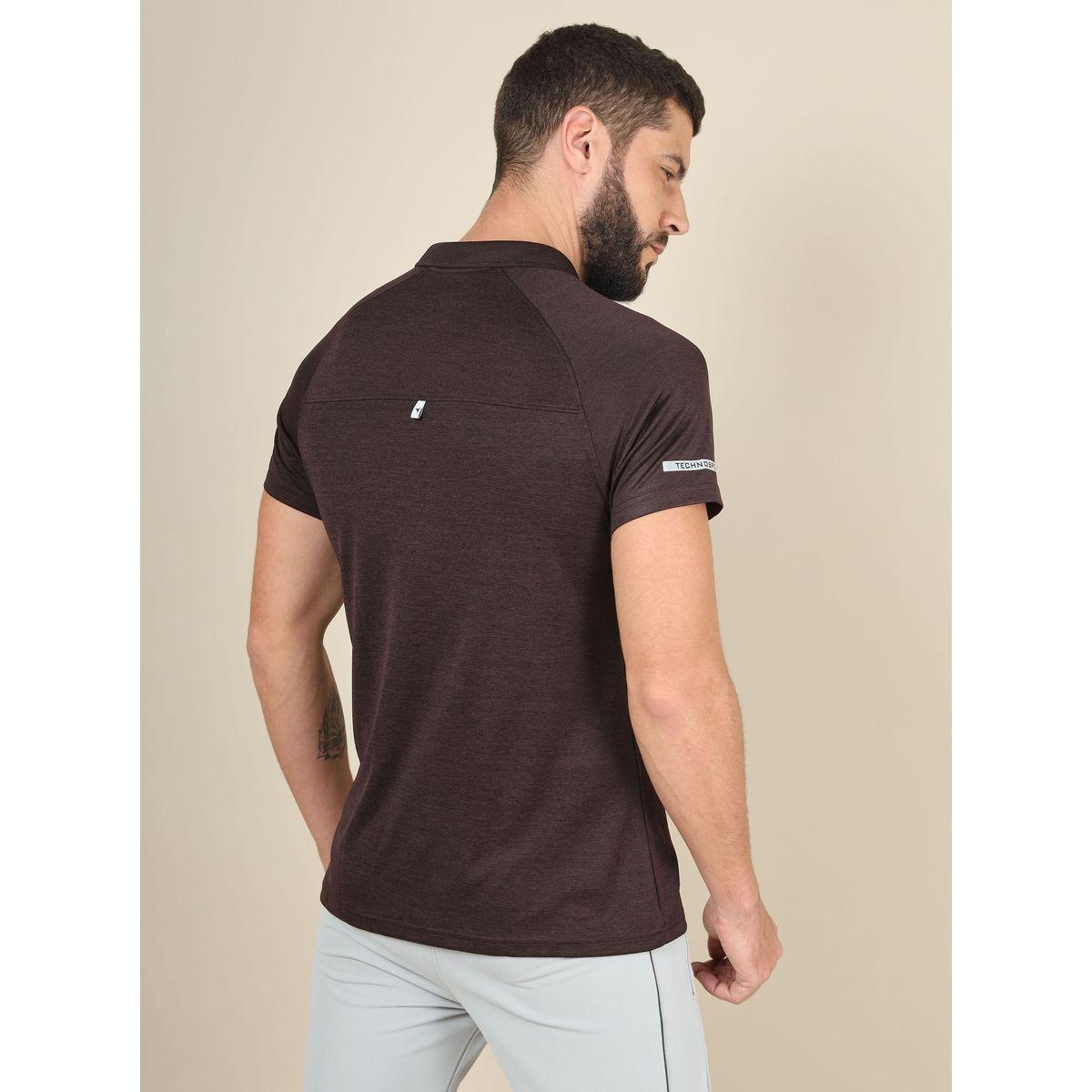 Technosport Logo Print Slim Fit Polo with Short Sleeves-men-clothing-sportswearandactivewear-tshirtsandpolos-image-3