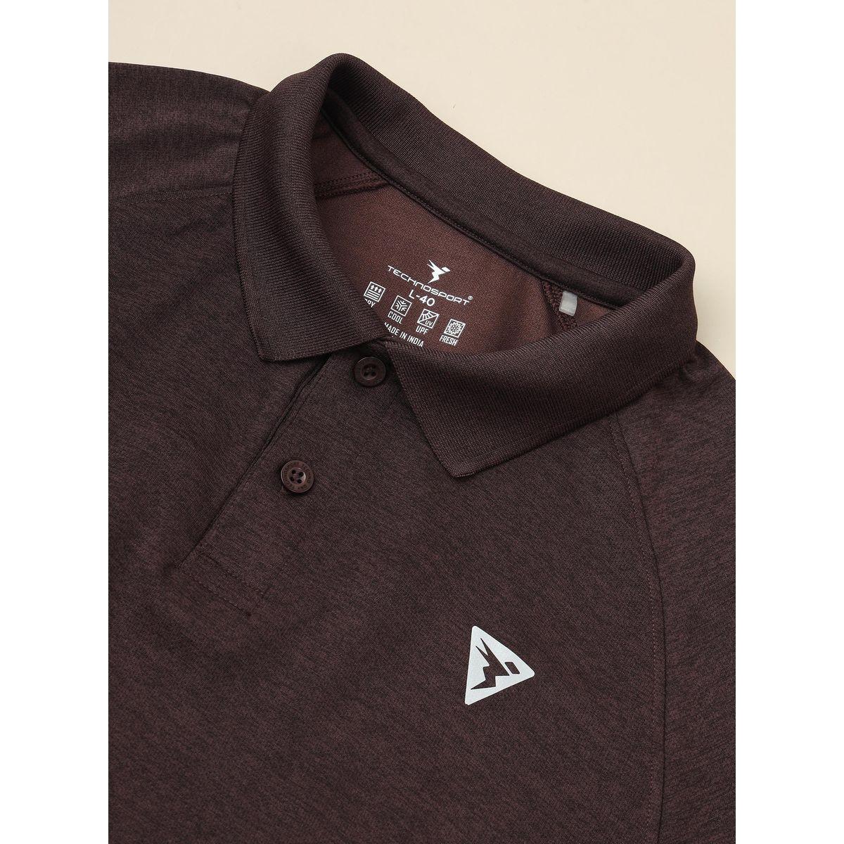 Technosport Logo Print Slim Fit Polo with Short Sleeves-men-clothing-sportswearandactivewear-tshirtsandpolos-image-5