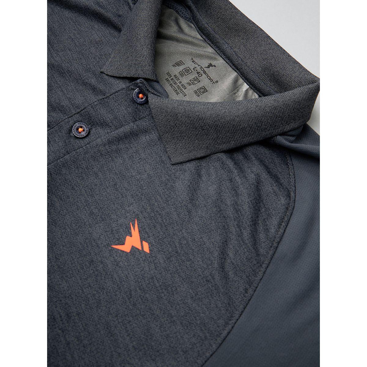 Technosport Logo Print Slim Fit Polo with Short Sleeves-men-clothing-sportswearandactivewear-tshirtsandpolos-image-5