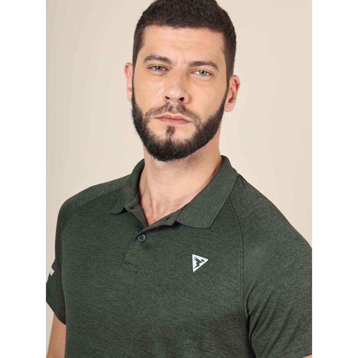 Technosport Logo Detail Slim Fit Polo with Short Sleeves-men-clothing-sportswearandactivewear-tshirtsandpolos-image-2