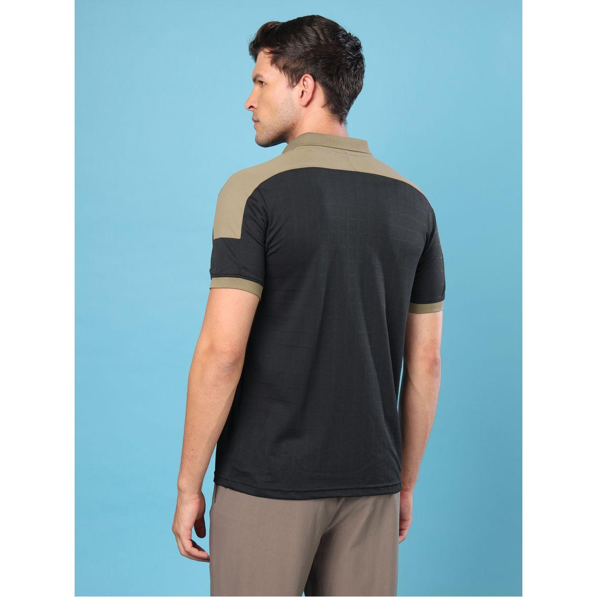 تيشيرت بولو بنمط كتل الالوان مع قصة سليم فت تكنوسبورت × ستايلي-men-clothing-sportswearandactivewear-tshirtsandpolos-image-4