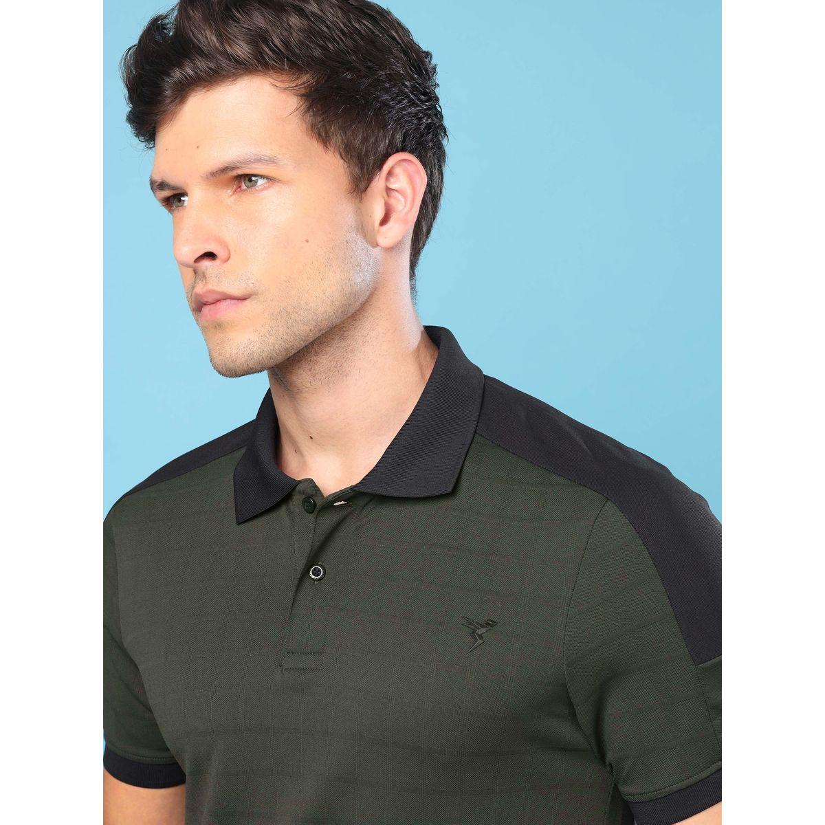 تيشيرت بولو بنمط كتل الالوان مع قصة سليم فت تكنوسبورت × ستايلي-men-clothing-sportswearandactivewear-tshirtsandpolos-image-2