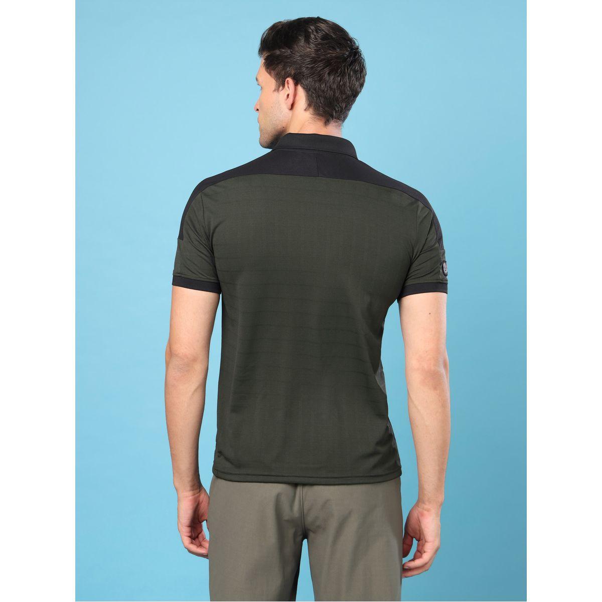 تيشيرت بولو بنمط كتل الالوان مع قصة سليم فت تكنوسبورت × ستايلي-men-clothing-sportswearandactivewear-tshirtsandpolos-image-4