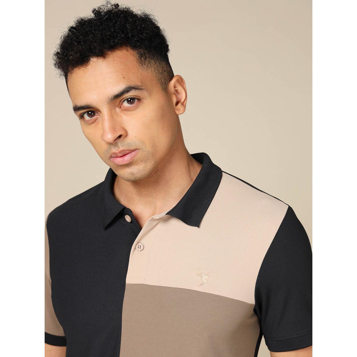 تيشيرت بولو بقصة سليم فت ونمط كتل الالوان تكنوسبورت × ستايلي-men-clothing-sportswearandactivewear-tshirtsandpolos-image-2