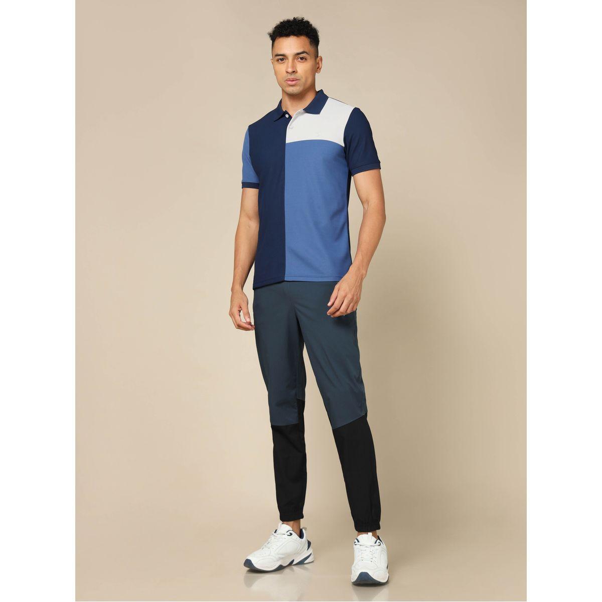 تيشيرت بياقة بولو ونمط كتل الالوان تكنوسبورت × ستايلي-men-clothing-sportswearandactivewear-tshirtsandpolos-image-4