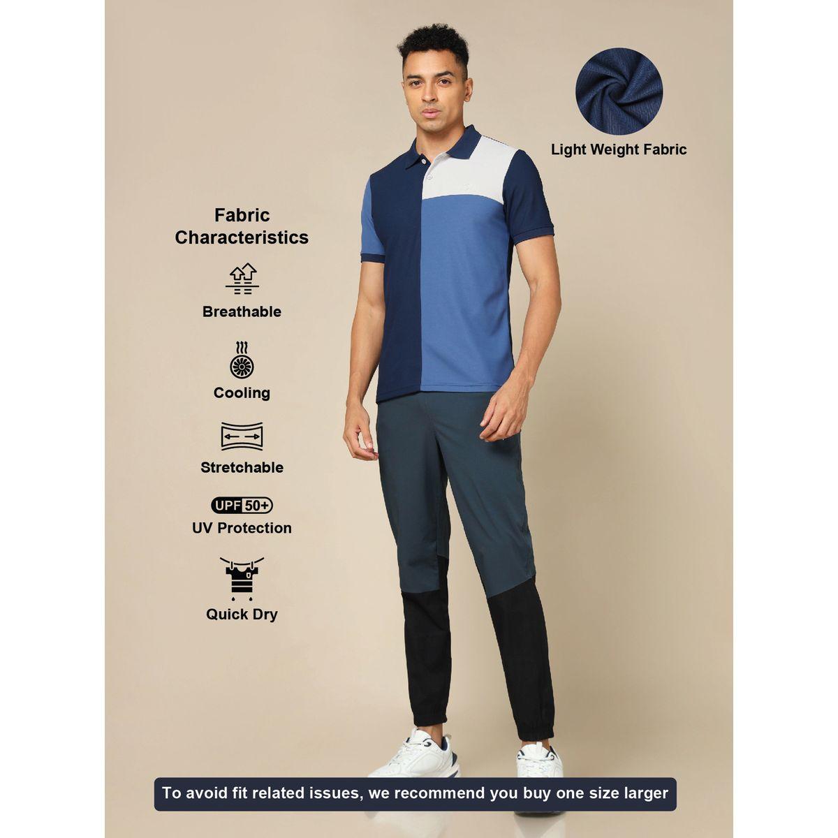 تيشيرت بياقة بولو ونمط كتل الالوان تكنوسبورت × ستايلي-men-clothing-sportswearandactivewear-tshirtsandpolos-image-7