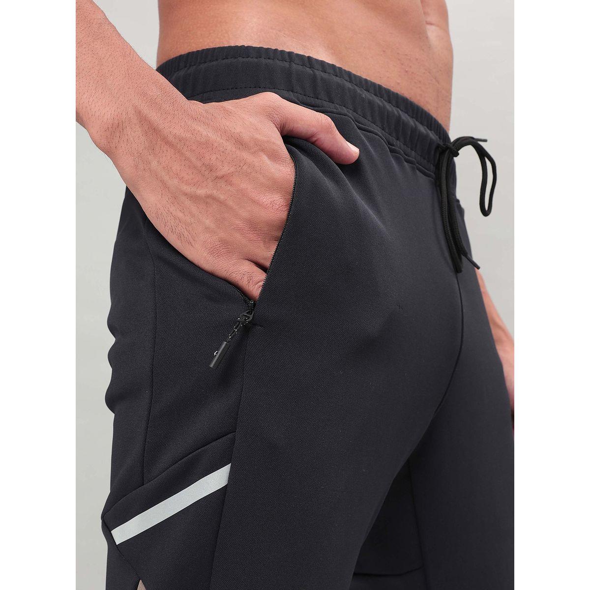 Technosport Panelled Drawstring Waistband Trackpants with Pockets-men-clothing-sportswearandactivewear-bottoms-image-4