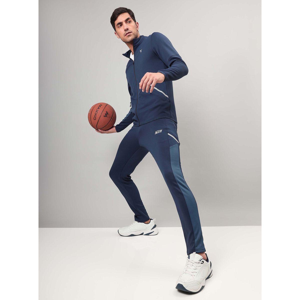 Technosport Panelled Drawstring Waistband Trackpants with Pockets-men-clothing-sportswearandactivewear-bottoms-image-5