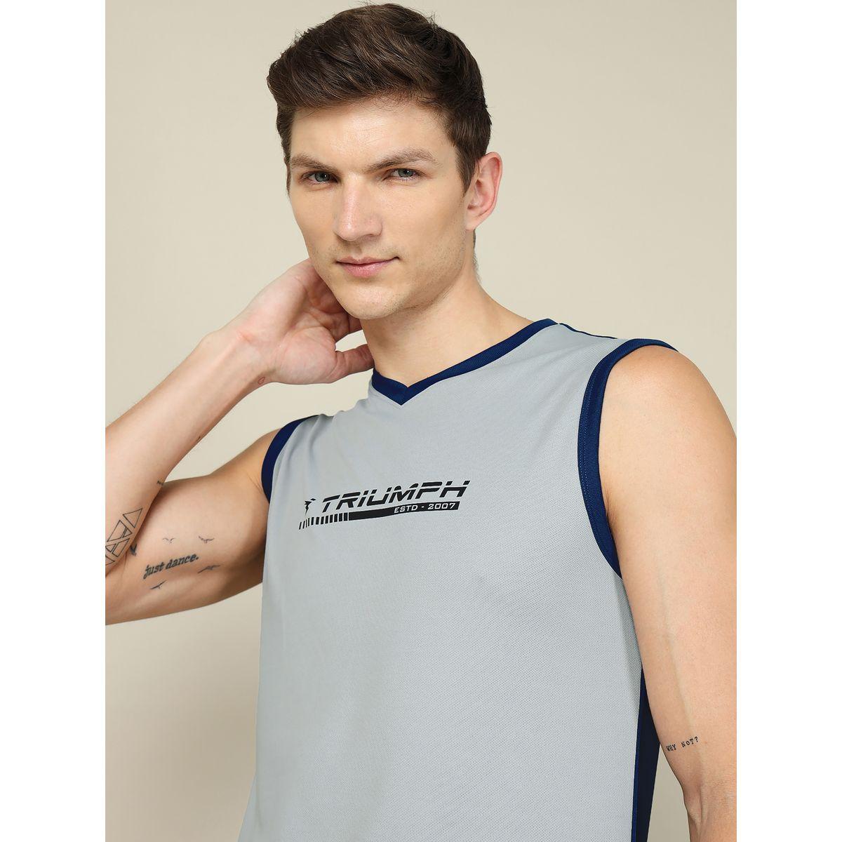 Technosport X Styli  Printed Contrast V Neck Tank-men-clothing-sportswearandactivewear-tshirtsandpolos-image-2
