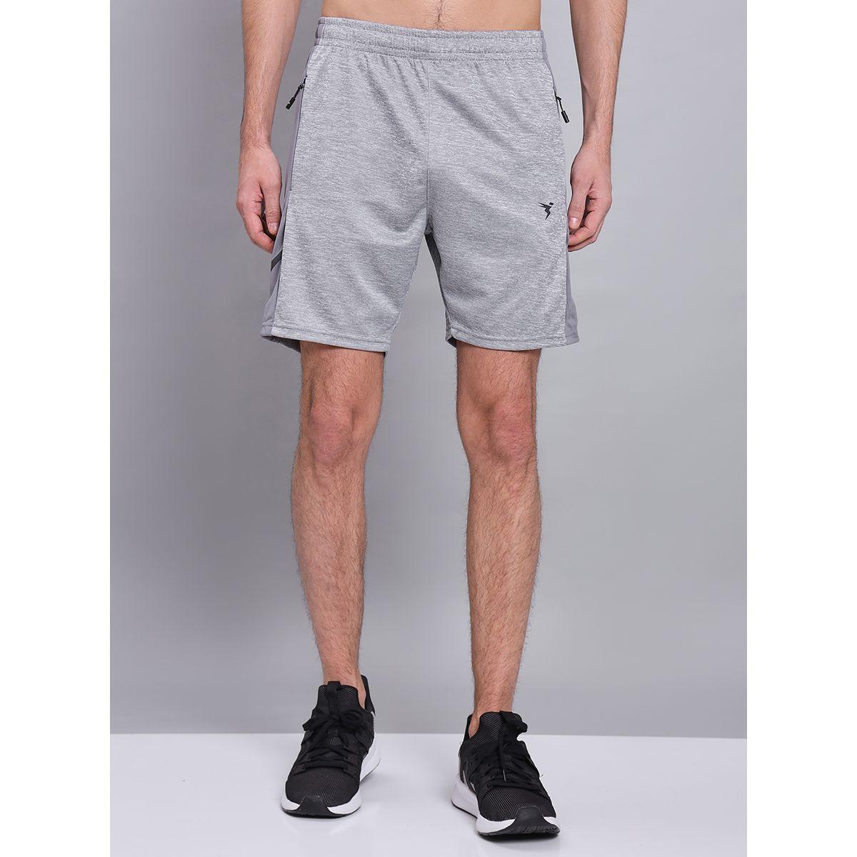 Technosport X Styli  Melange Shorts with Zip Pocket-men-clothing-sportswearandactivewear-bottoms-image-1