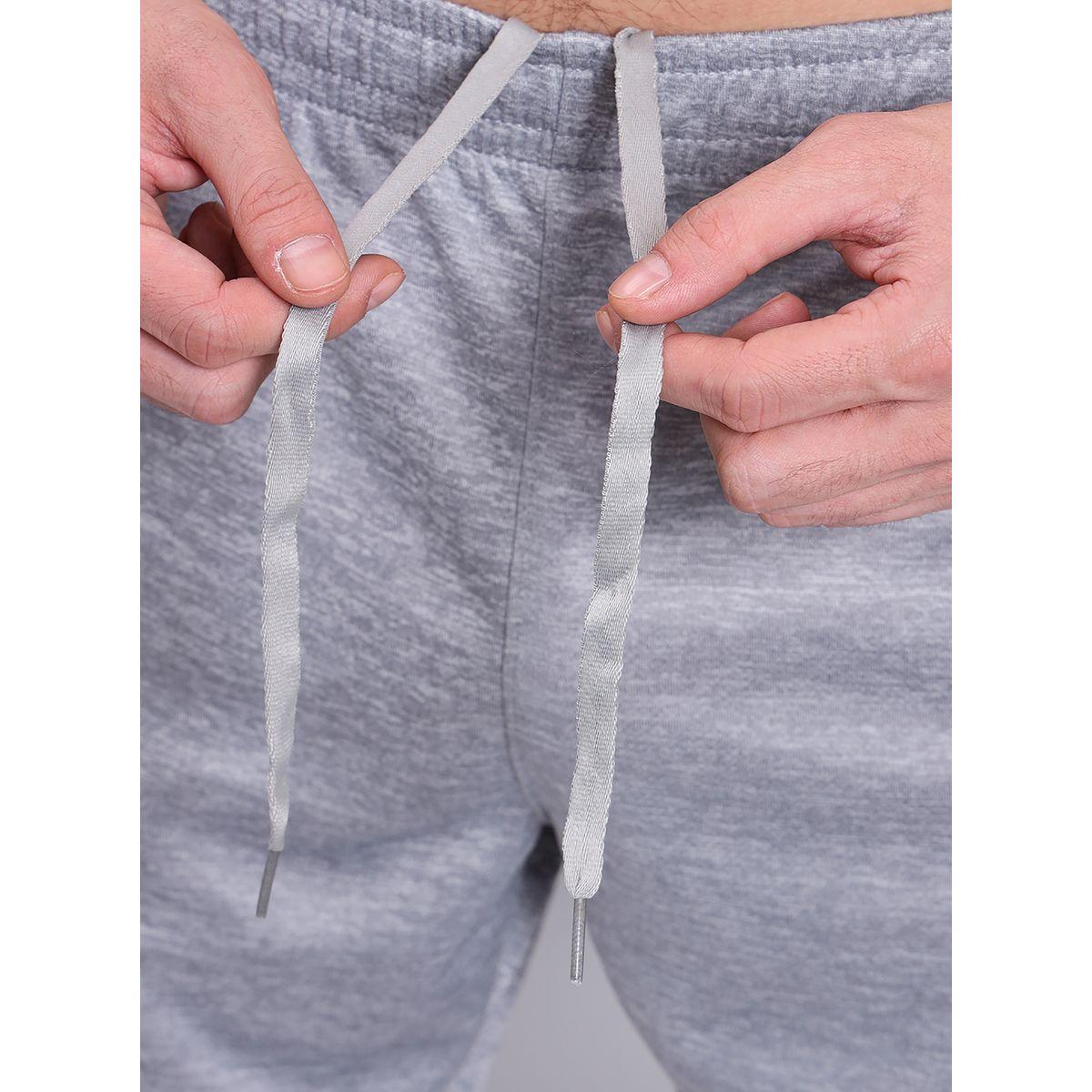 شورت ميلانج مع جيب بسحَّاب غلق تكنوسبورت × ستايلي-men-clothing-sportswearandactivewear-bottoms-image-2