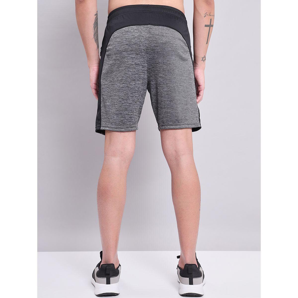 Technosport X Styli  Melange Shorts with Zip Pocket-men-clothing-sportswearandactivewear-bottoms-image-2