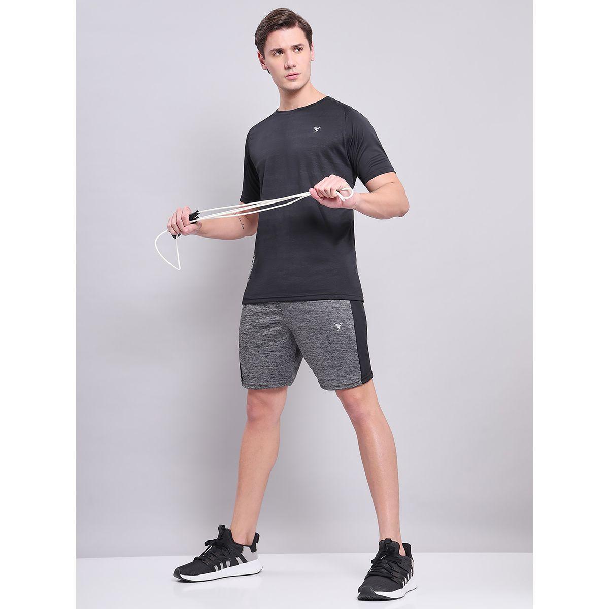 Technosport X Styli  Melange Shorts with Zip Pocket-men-clothing-sportswearandactivewear-bottoms-image-5