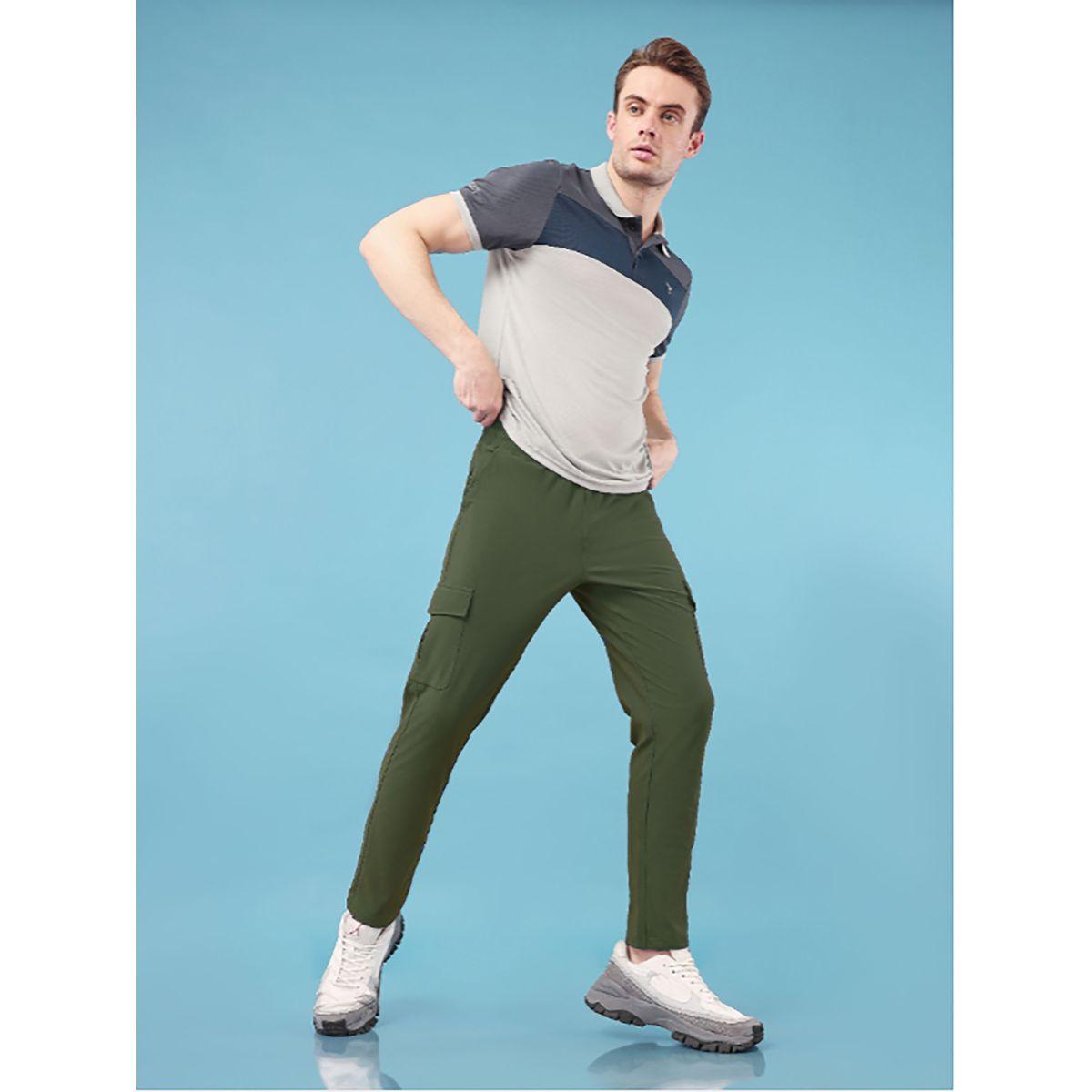 بنطال كارجو سادة بنسيج قابل للتمدد تكنوسبورت × ستايلي-men-clothing-sportswearandactivewear-bottoms-image-1