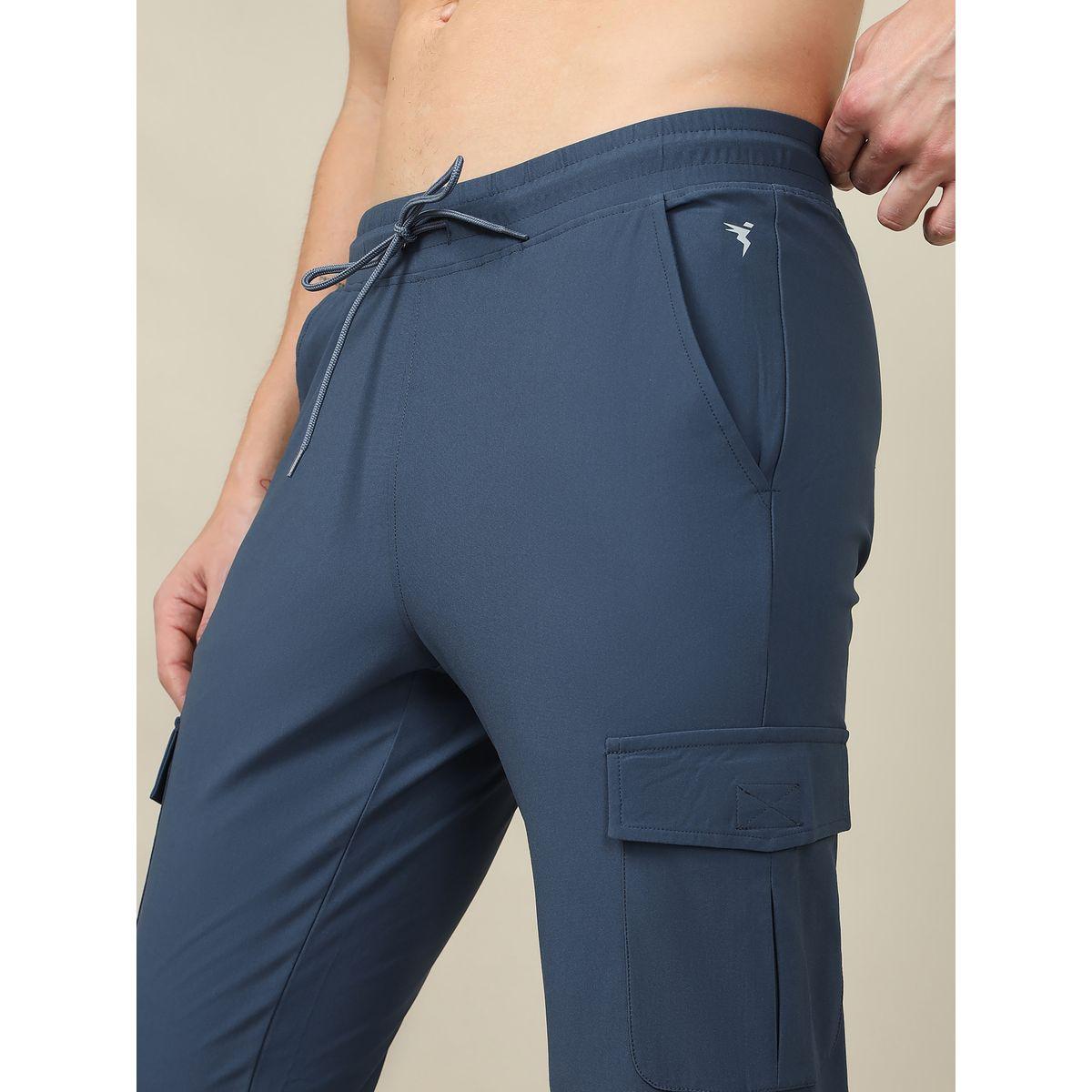 Technosport X Styli  Solid Cargo Pants with Drawstring Waistband-men-clothing-sportswearandactivewear-bottoms-joggers-image-3