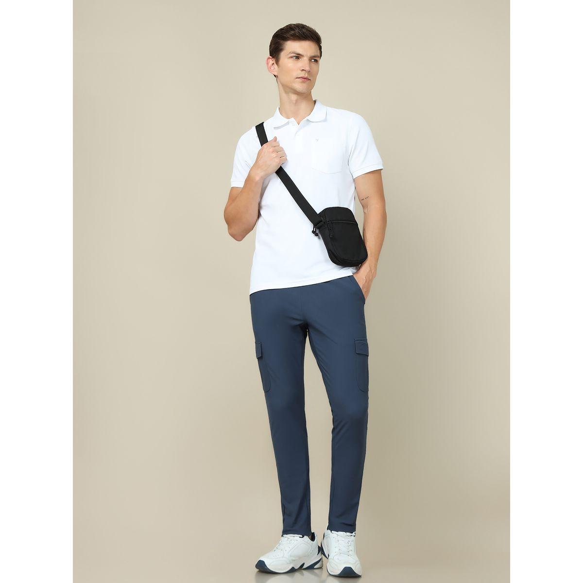 Technosport X Styli  Solid Cargo Pants with Drawstring Waistband-men-clothing-sportswearandactivewear-bottoms-joggers-image-4