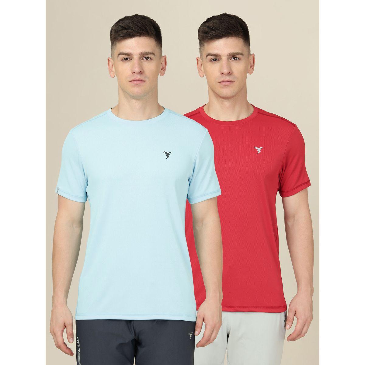 مجموعة من 2 تيشيرت بقصة سليم فت تكنوسبورت × ستايلي-men-clothing-sportswearandactivewear-tshirtsandpolos-image-1