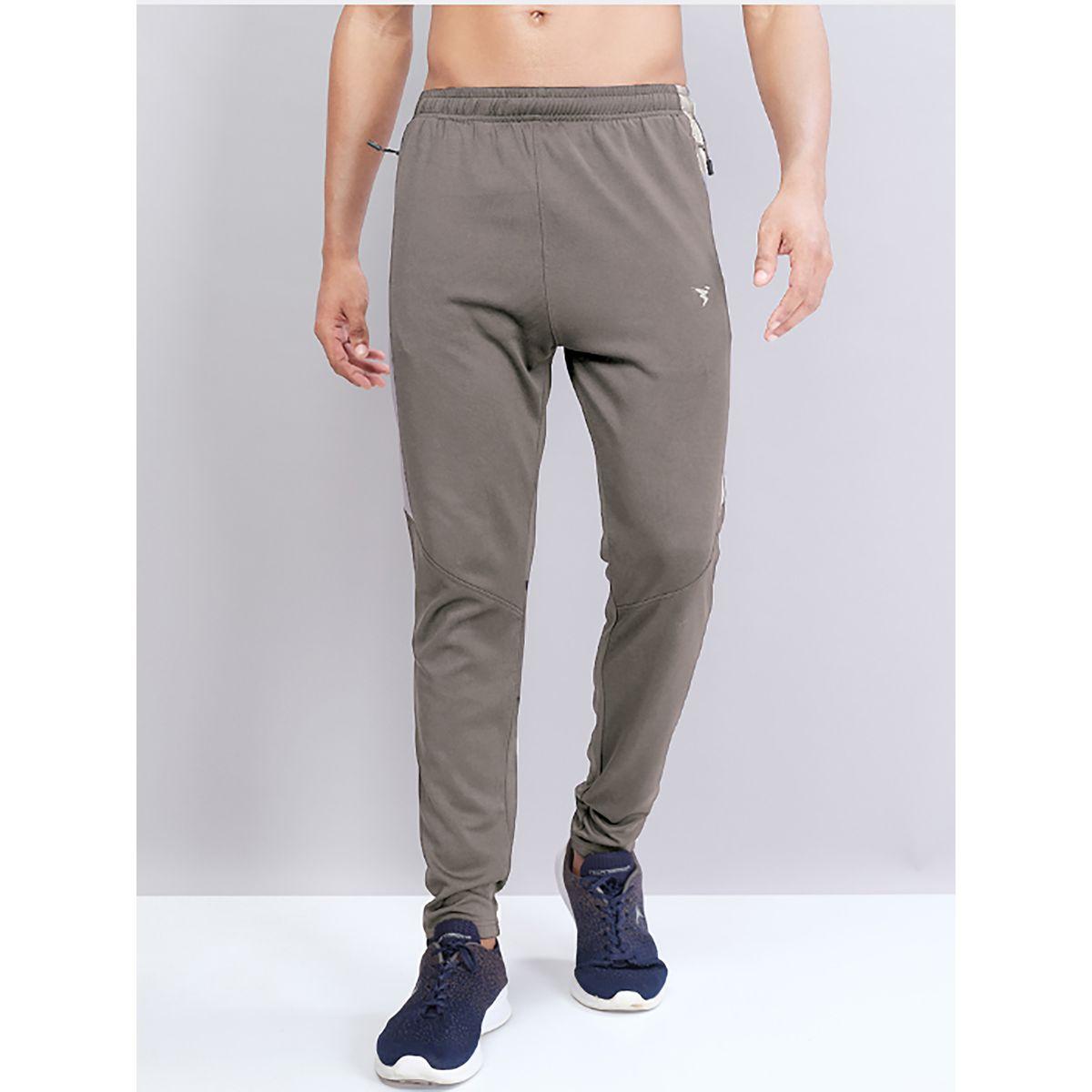 Technosport X Styli  Solid Cut & Sew Slim Fit Track Pants-men-clothing-sportswearandactivewear-bottoms-image-1