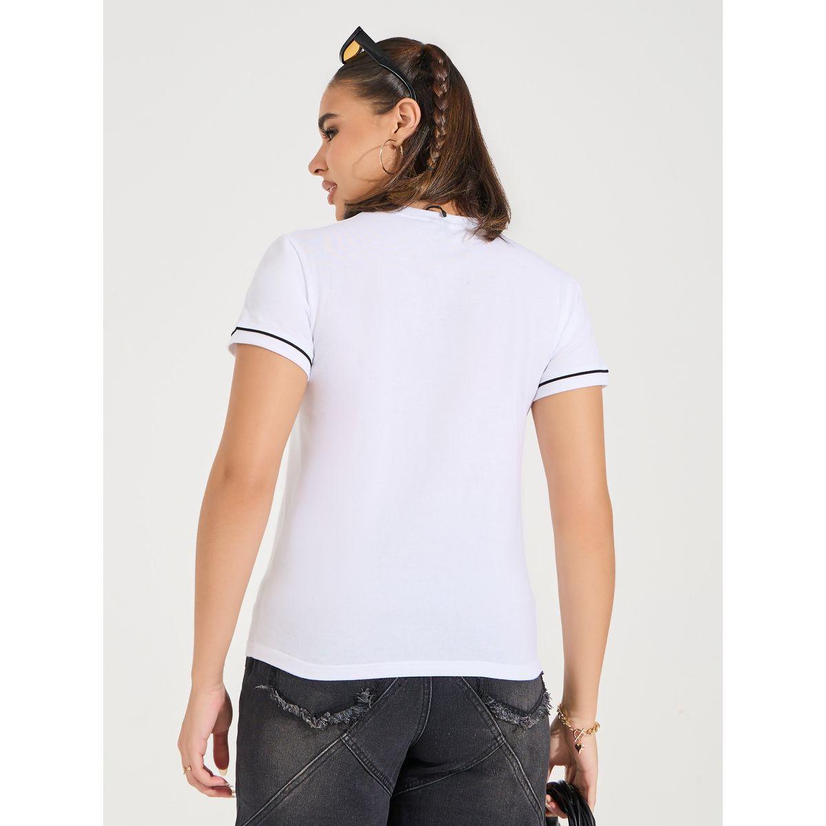 Styli Regular Fitted Contrast Piping High Neck T-Shirt-women-clothing-tshirts-image-5