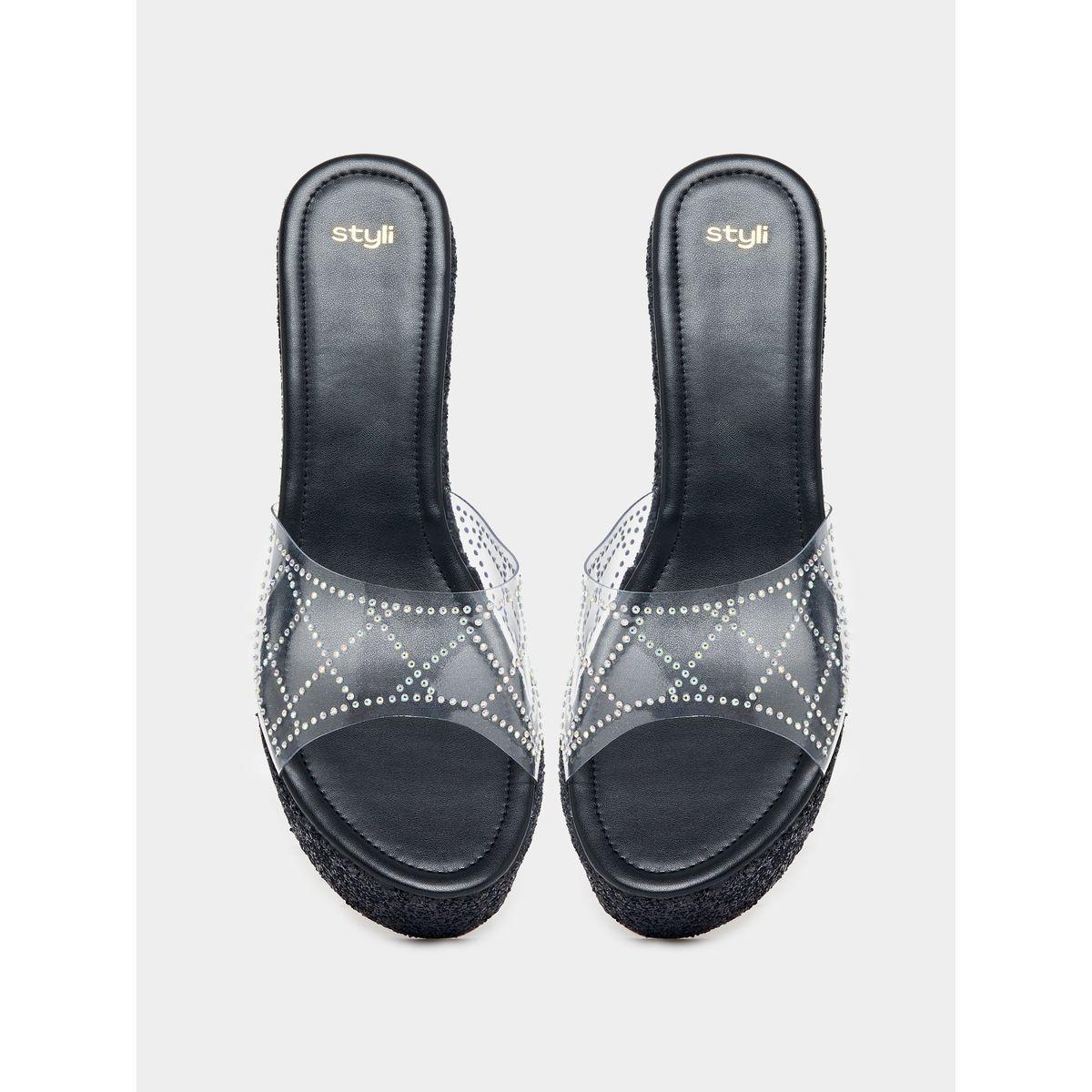 صندل بكعب بلاتفورم مع سير شفاف-women-shoes-heels-image-5