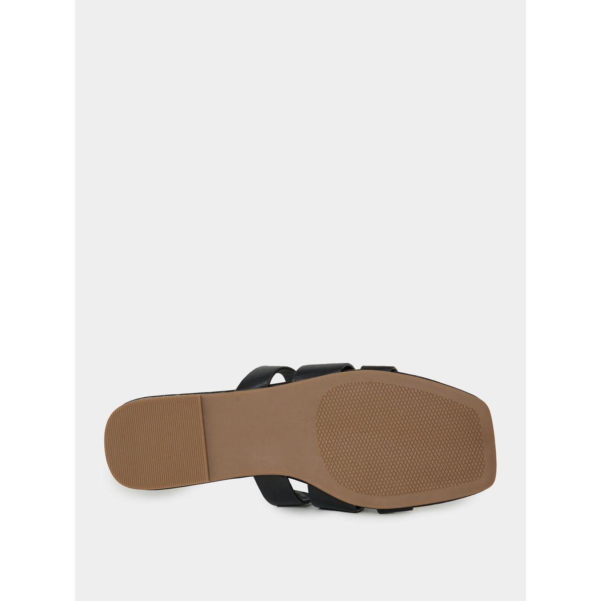 صندل فلات منمق بمقدمة مفتوحة-women-shoes-sandals-flats-image-6