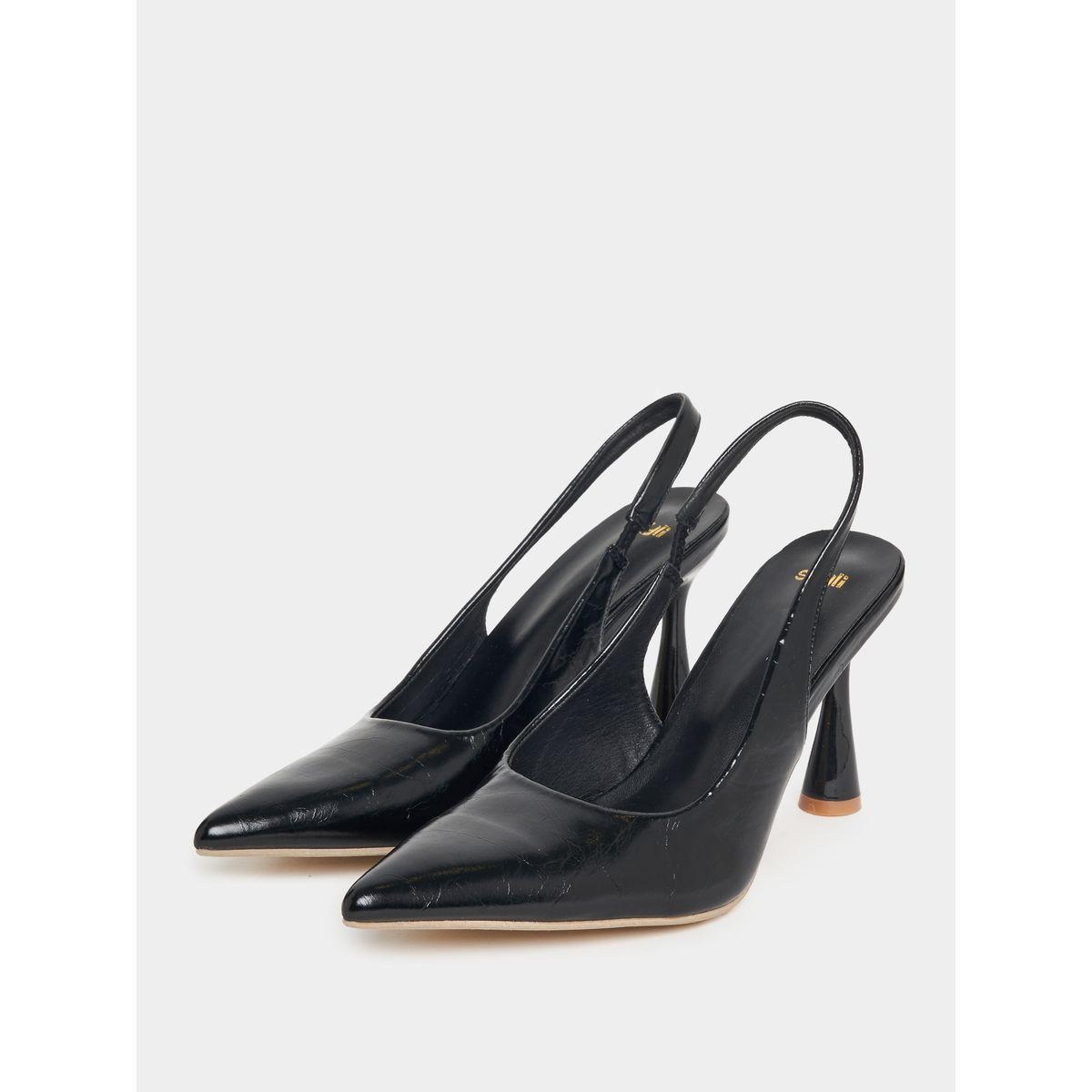 Styli Slingback Pointed Toe Kitten Heel Pumps-women-shoes-heels-image-3