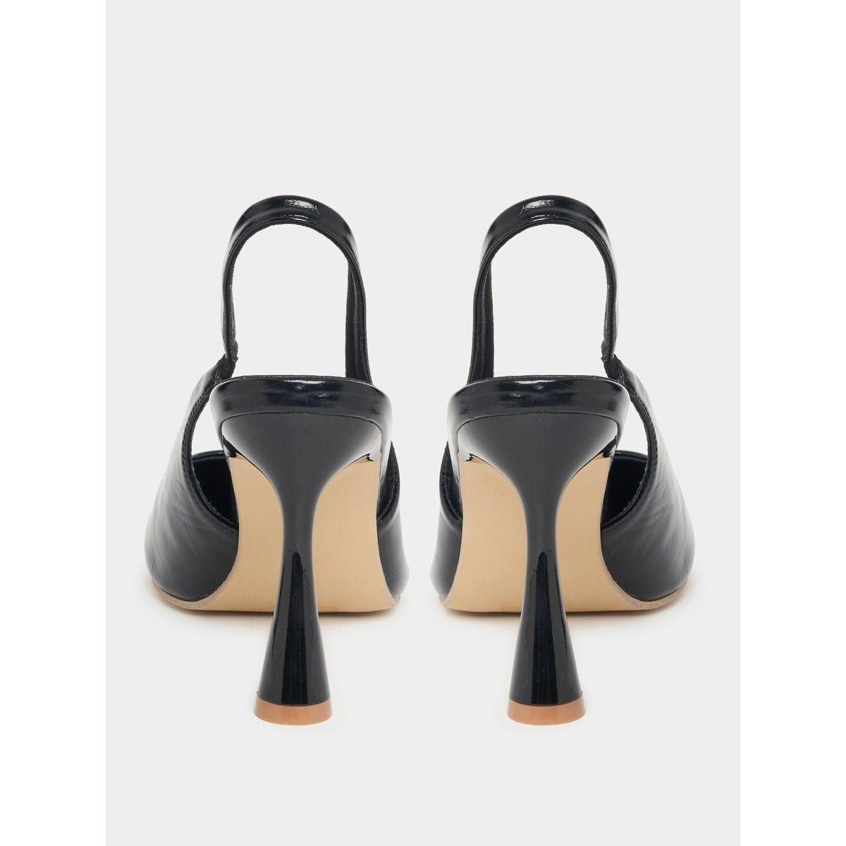 Styli Slingback Pointed Toe Kitten Heel Pumps-women-shoes-heels-image-5