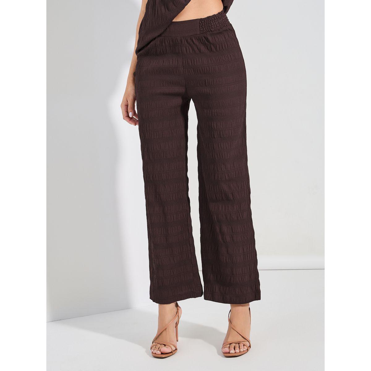 طقم منسق من بنطال مع بلوزة باكمام وطواطية-women-clothing-coordsets-image-5