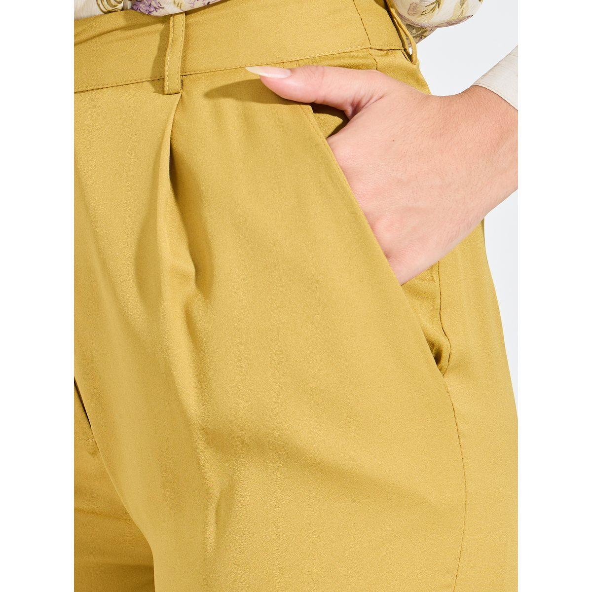Styli Floral Print Blouse, Cami & Solid Trousers Co-Ords-women-clothing-coordsets-image-7