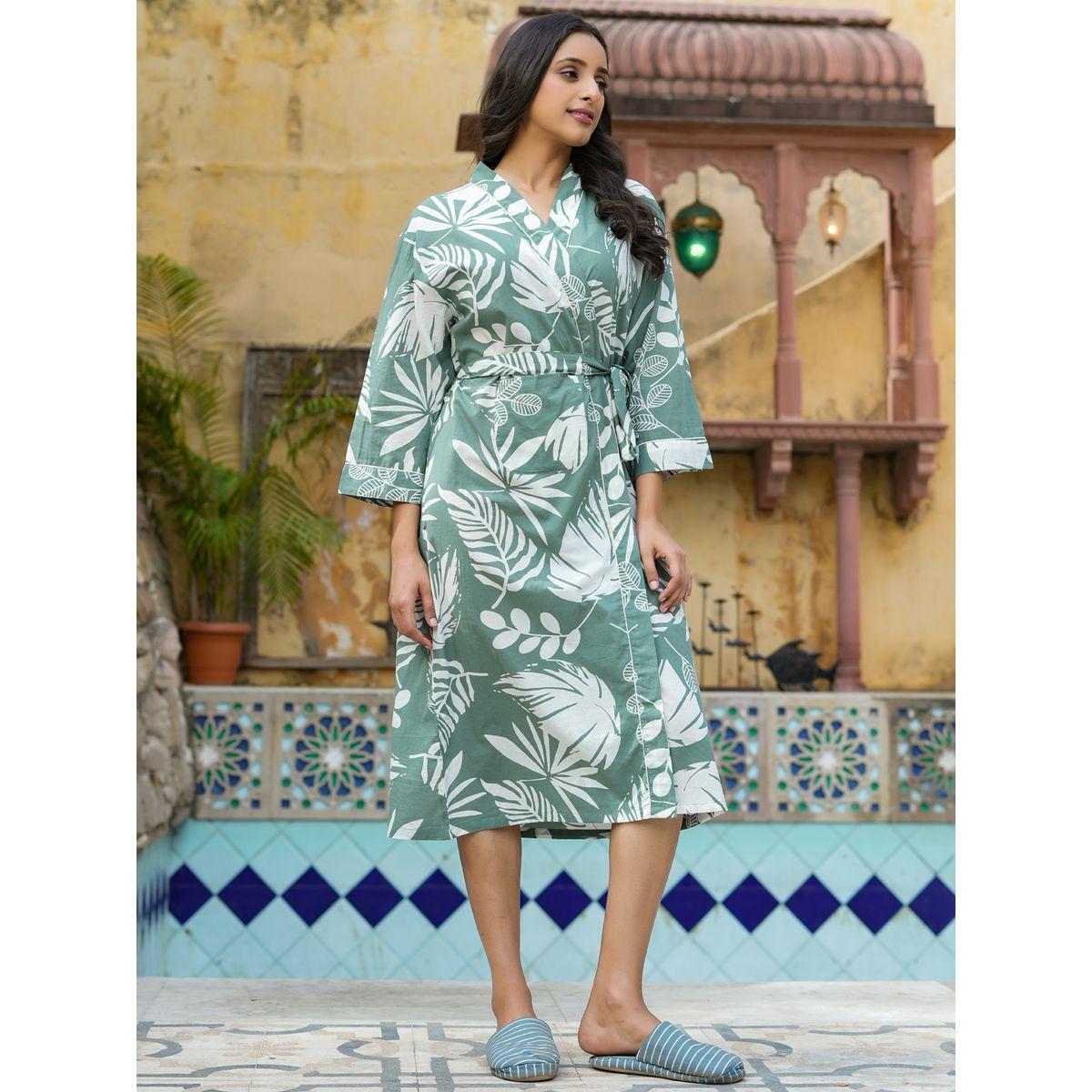 Sanskrutihomes X Styli  Floral Print Robe-women-clothing-nightwear-robes-image-6
