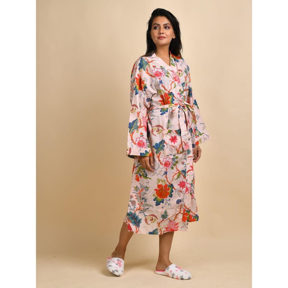 Sanskrutihomes X Styli  Floral Print Robe-women-clothing-nightwear-robes-image-3
