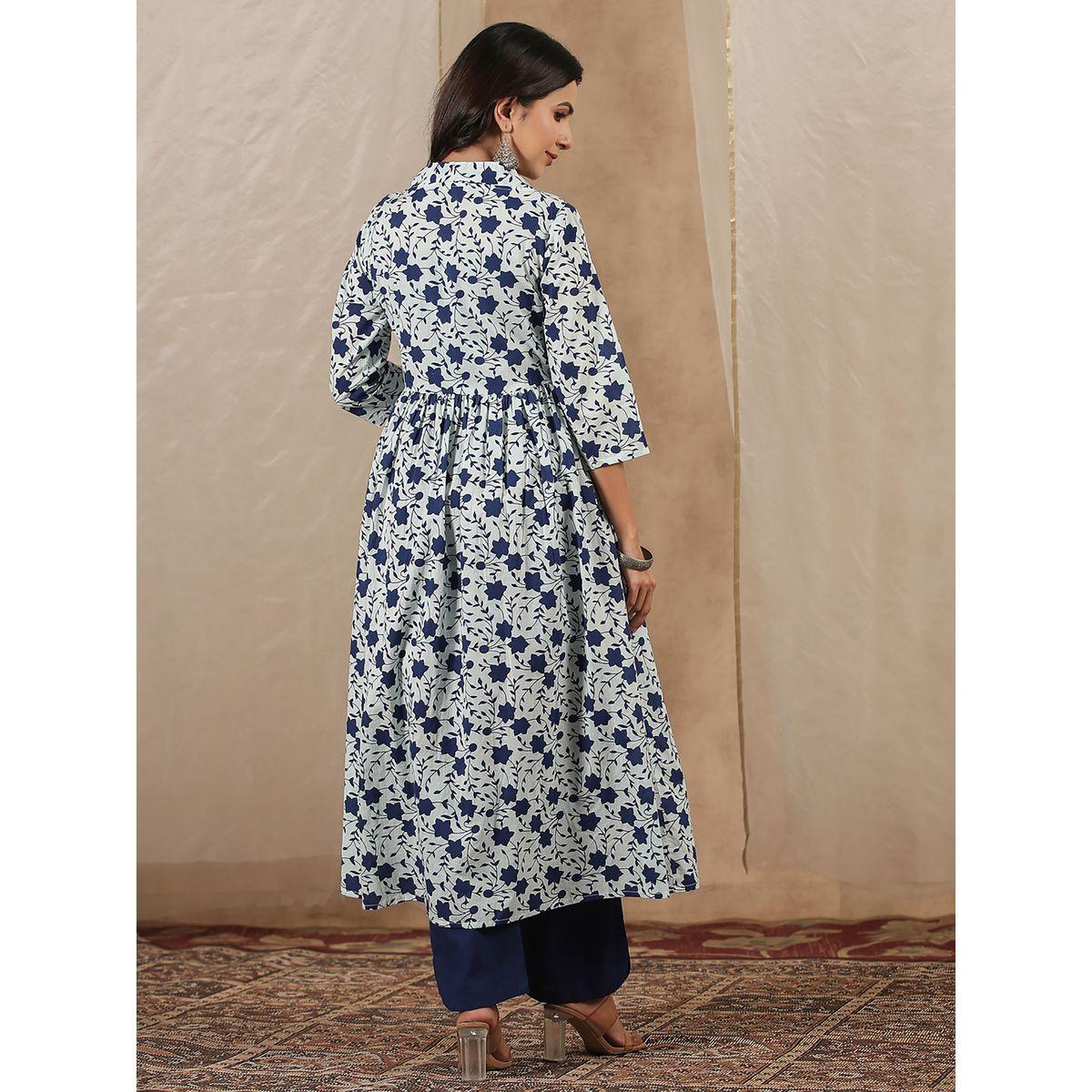 مجموعة من 3 دوباتا وبنطال مع كورتا سانسكريتي هومز × ستايلي-women-clothing-ethnicwear-bottoms-pants-image-3