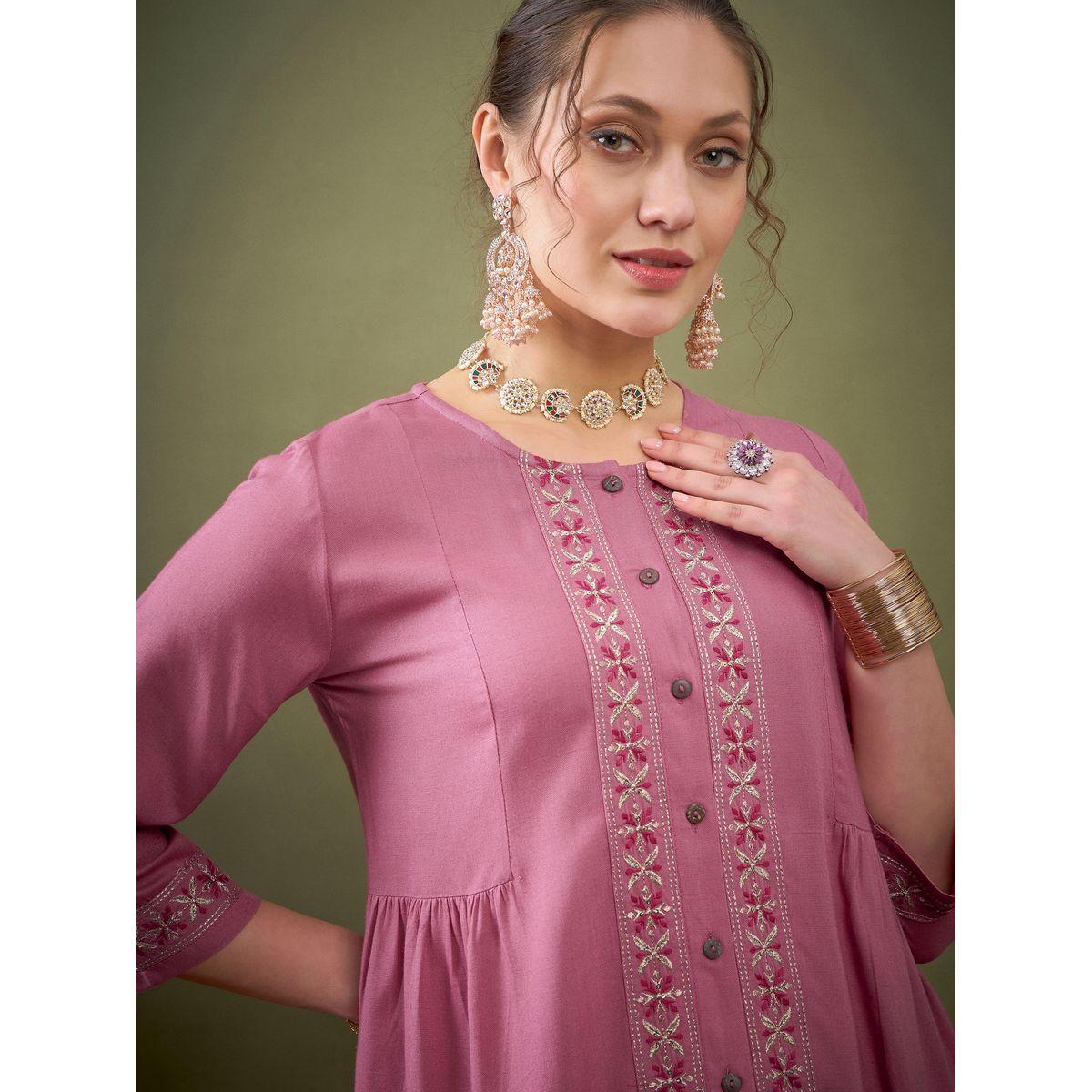 طقم منسق من بنطال مع بلوزة باكمام طويلة ساسافراس × ستايلي-women-clothing-coordsets-image-4