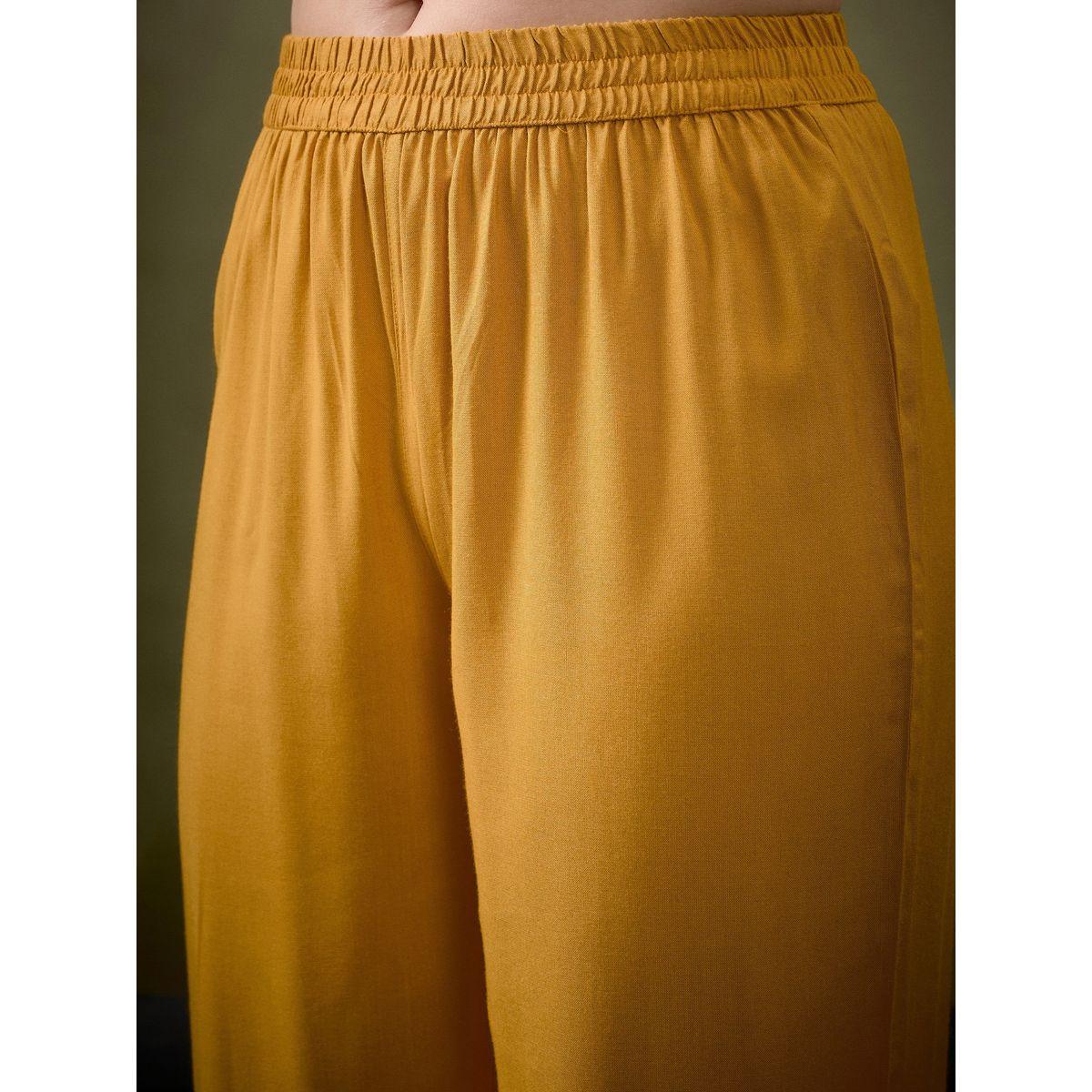 Sassafras X Styli   Embroidered Hem Placket Shirt & Pants Co-Ord-women-clothing-coordsets-image-5