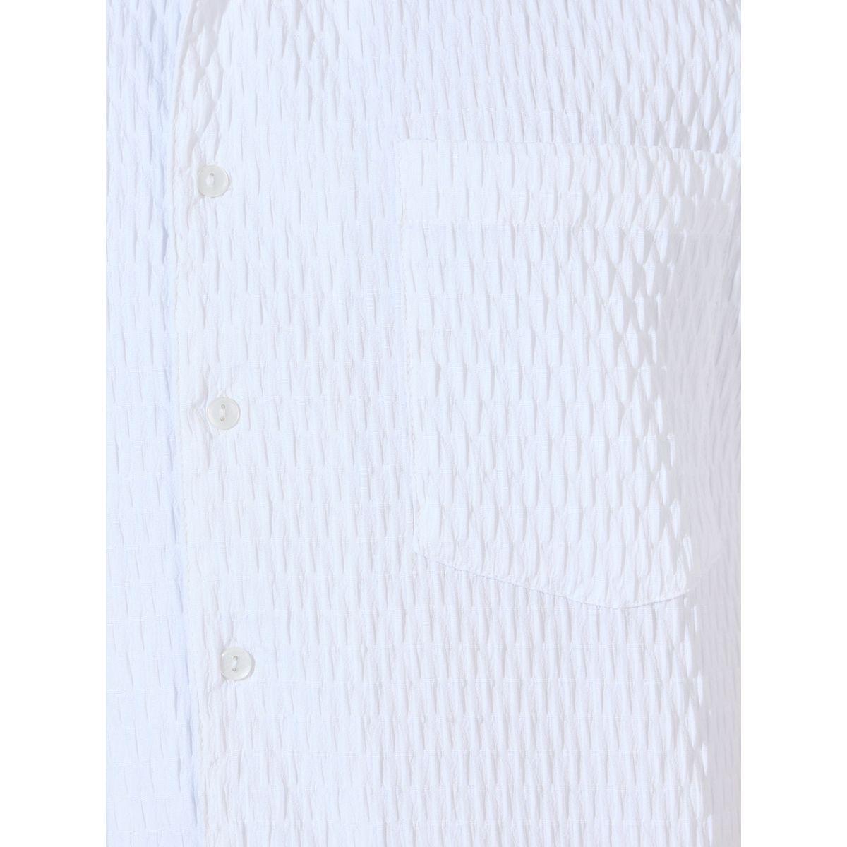 Styli Relaxed Fit Textured Woven Shirt & Shorts Co-Ords-men-clothing-coordsets-image-5