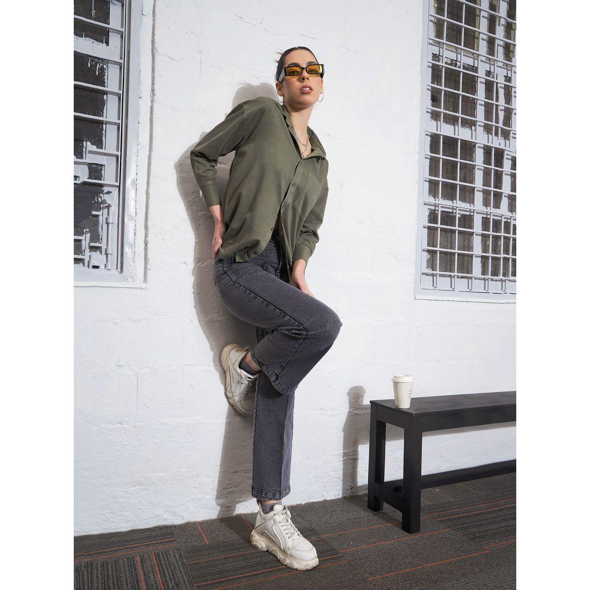 Sassafras X Styli  Washed Patch Pocket Straight Jeans-women-clothing-bottoms-jeans-image-10