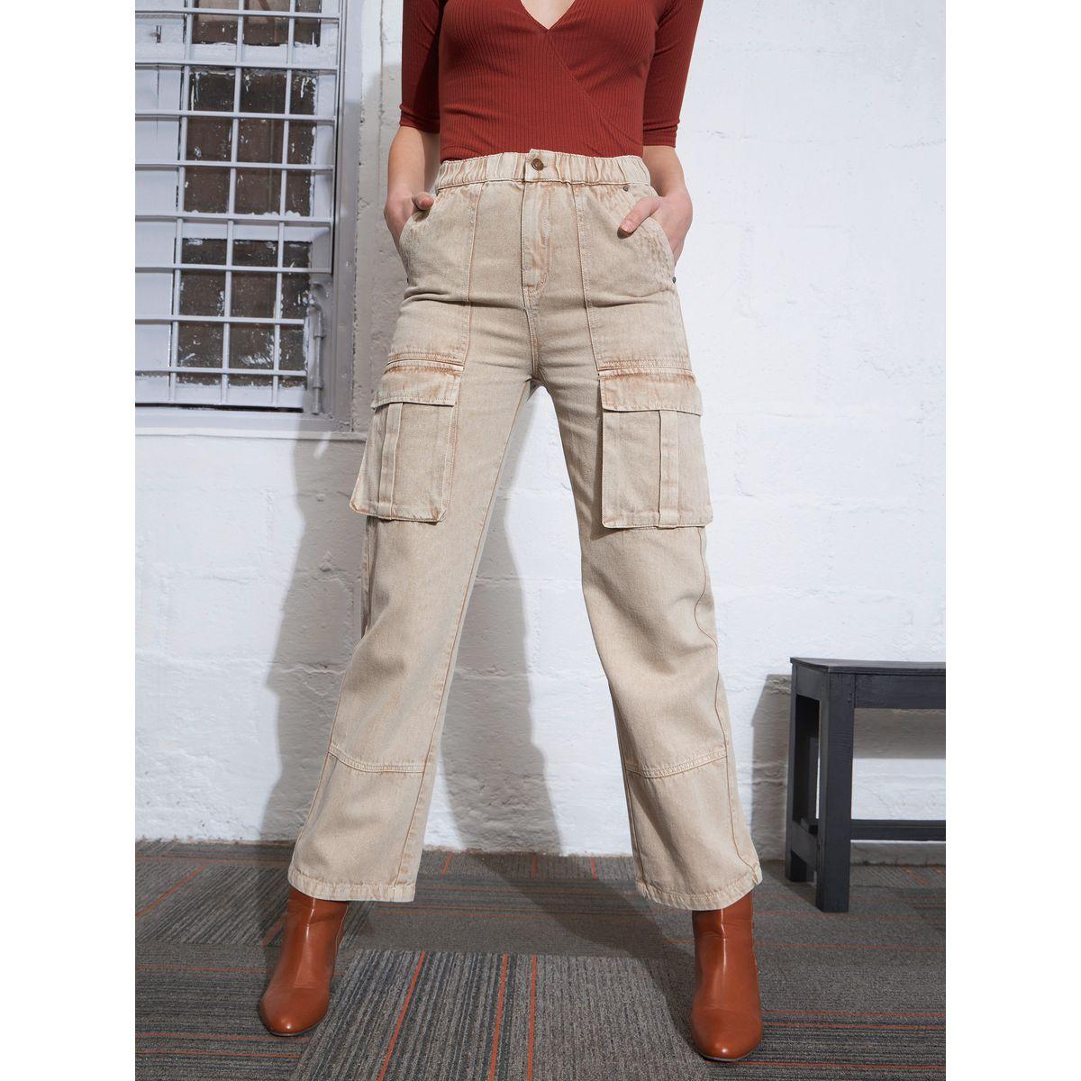 Sassafras X Styli  High Rise Box Pocket Cargo Jeans-women-clothing-bottoms-jeans-image-7