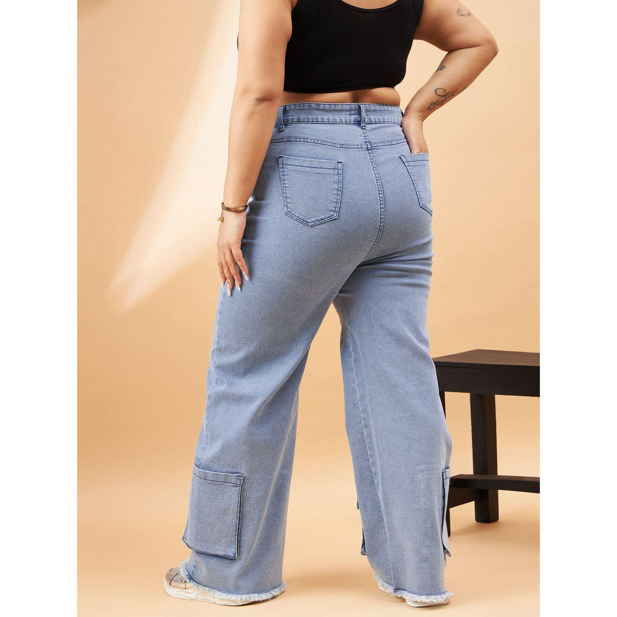 Sassafras X Styli  Plus Blast Hem Pockets Straight Jeans-women-clothing-bottoms-jeans-image-5